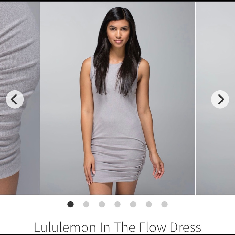 Lululemon Gray In the Flow Dress